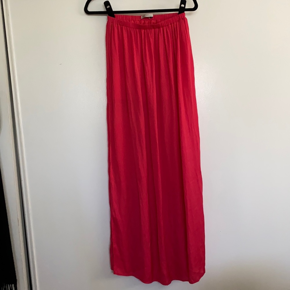 Zara Crimson Maxi Skirt